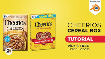 Blender 3D Tutorial: Cereal Box Texturing and UV Mapping