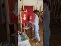 LIVE Painting Session | From Blank Canvas to Portrait #trending #art #shorts #fyp #usa #viral #idea