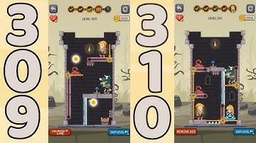 How to Loot - Pin Pull & Hero Rescue Level 309 & 310