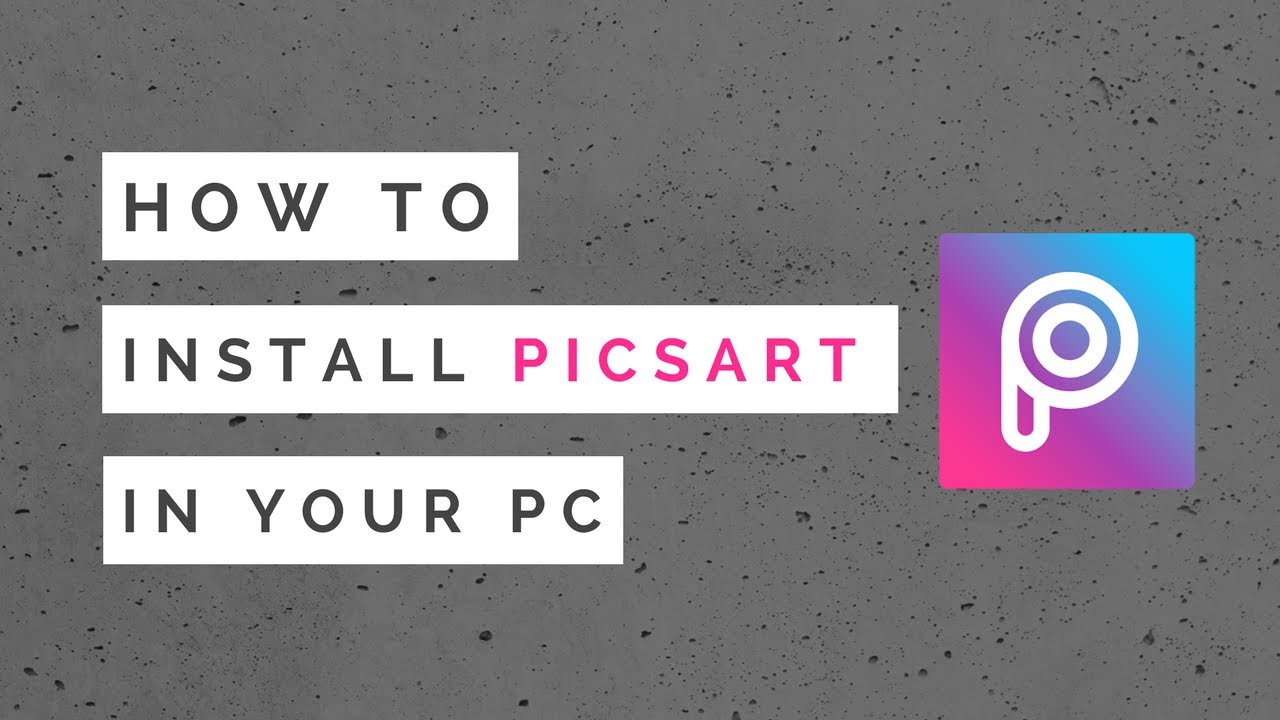 How To Install Use  PicsArt  in PC Without Any Software 