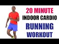 Indoor Running Cardio Workout/ 20 Minute Running In Place Workout