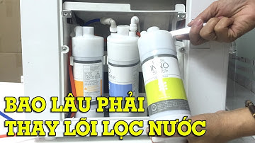 Bao lâu phải thay lõi lọc nước một lần - Mẹo Vặt Cuộc Sống