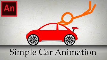 How to create a simple Car Animation | Adobe Animate CC
