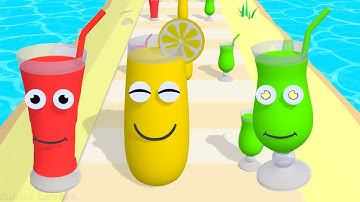 Juice Run:)All Levels Gameplay Walkthrough Android, iOS (Level 7–11)