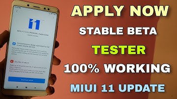 How To Become MIUI 11 Global Stable Beta Tester | Sb Se Pehle Milge Update 100% Working Trick
