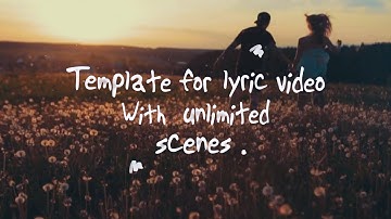Lyric Video | After Effects Template