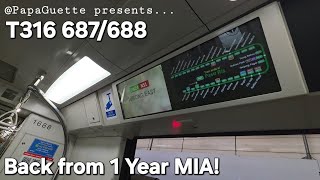 [Back after 1 Year MIA!] KSF C151B (687/688) from EW24 Jurong East to EW21 Buona Vista