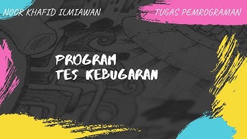 Program Tes Kebugaran | Pemrograman Dasar