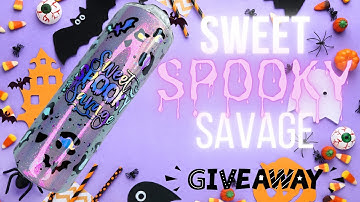 Halloween Tack it Method Tumbler Tutorial || GIVEAWAY!