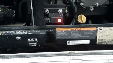 Priming Onan 4000 using the switch inside the motorhome