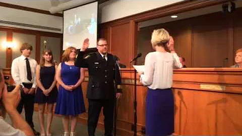 Chief Janowick's Oath Of Office