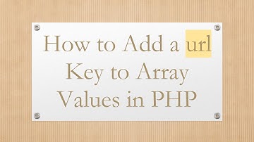 How to Add a url Key to Array Values in PHP