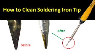 How to clean, tin, and maintain soldering iron tip - Soldering,  Desoldering, Rework Products - Electronic Component and Engineering  Solution Forum - TechForum │ Digi-Key