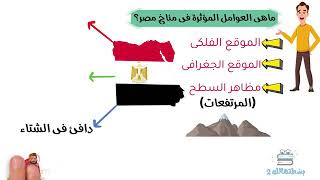مناخ مصر /جغرافيا اولي ثانوي /الجزء الاول