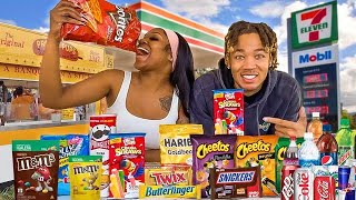 EATING GAS STATION FOODS FOR 24 HOURS!