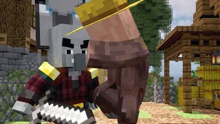 Elite Villager Vs Pillager Life Ep 7 - Minecraft Animation