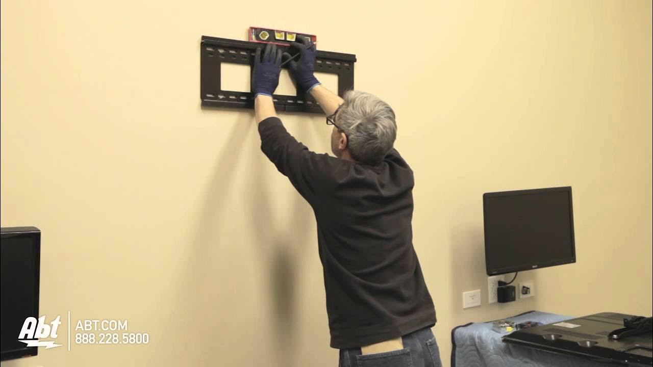 How To Wall Mount a TV (LED & LCD) Abt Electronics YouTube
