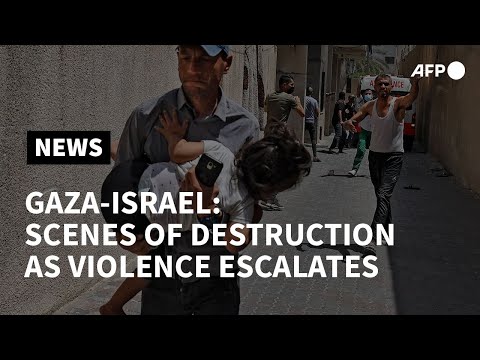 Scenes of destruction as Israel-Gaza violence escalates | AFP