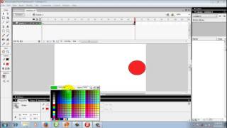 Flash Basic Animation : Create Shape Tweening Animation
