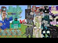 GUARDIAN ALLIANCE Vs 4 STRONGEST ALLIANCE MOB BATTLE IN MINECRAFT