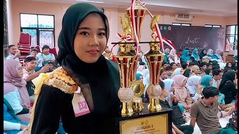 JUARA 1 ( menyanyi solo putri ) FLS3N SMA tingkat kabupaten 2025