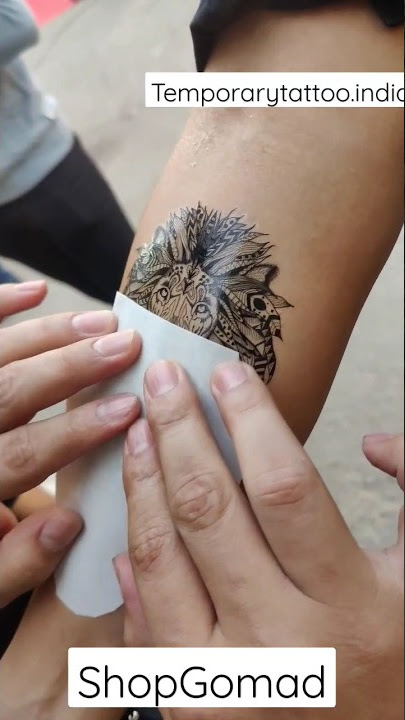 Waterproof Temporary Tattoo only at temporarytattoo.india on Instagram