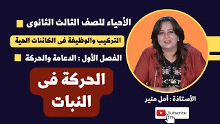 الأحياء للصف الثالث الثانوى | الحركة فى النبات