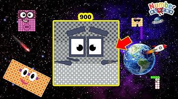 NUMBERBLOCKS PUZZLE Tetris Game 900 ASMR Fanmade Animation / Satisfying Video Numberblocks Tetris