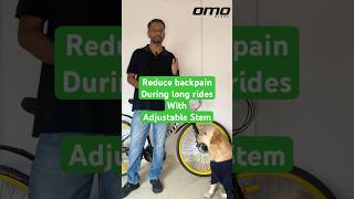 Adjustable Stem To Adjust Handlebar Position In Bicycle And Avoid Back Pain And Upright Straight