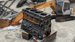 More bad luck!  Excavator engine refresh doesn't go as planned  (Isuzu 4BD1T)