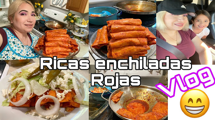 ✅ASI PREPARO MI SALSA PARA LAS ENCHILADAS!😀cocinando ricas enchiladas ROJAS Mexicanas!🇲🇽
