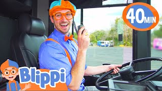 Blippi Drives a Bus and other Vehicles! | BEST OF BLIPPI TOYS | Vehicle Videos For Kids