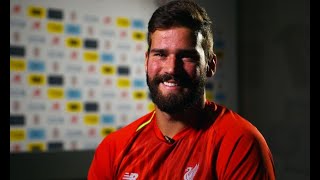 Alisson Becker - Liverpool v FC Midtjylland  Press Conference - Champions League