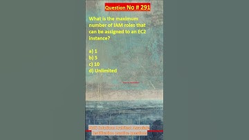 Question No. 291 | AWS Solutions Architect Associate Certification Practice Questions | #aws #shorts