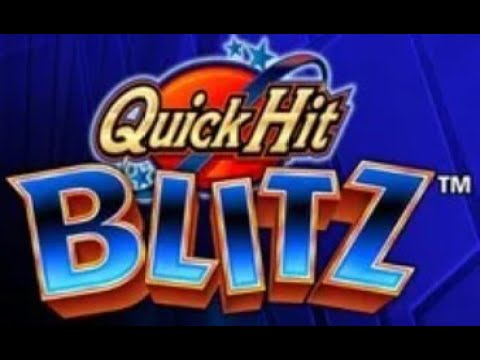 Quick Hit Blitz Blue Slot Review | Free Play video preview