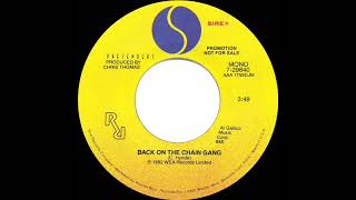 1983 Pretenders - Back On The Chain Gang (mono radio promo 45)