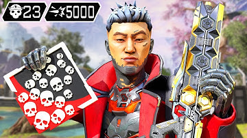 CRYPTO DROPS 23 KILLS & 5000 DAMAGE IN AMAZING GAME (Apex Legends Gameplay)