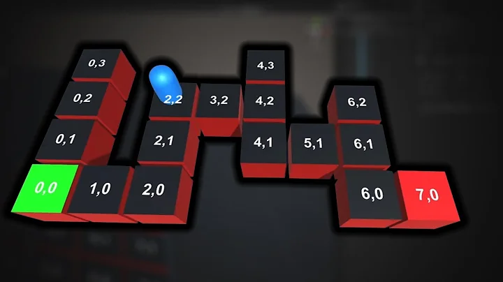 BFS Pathfinding visualization | unity | jumail j