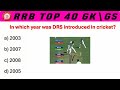 RRB NTPC GK MOST Important Answer Questions | TOP 40 GK/GS MCQs for Competitive Exams