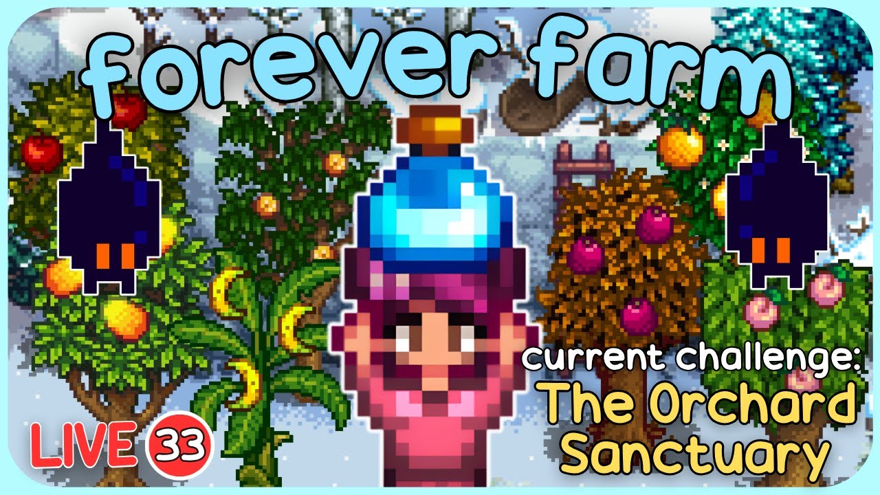 A BIGGER Night Market! - Stardew Valley Forever Farm - LIVE 33