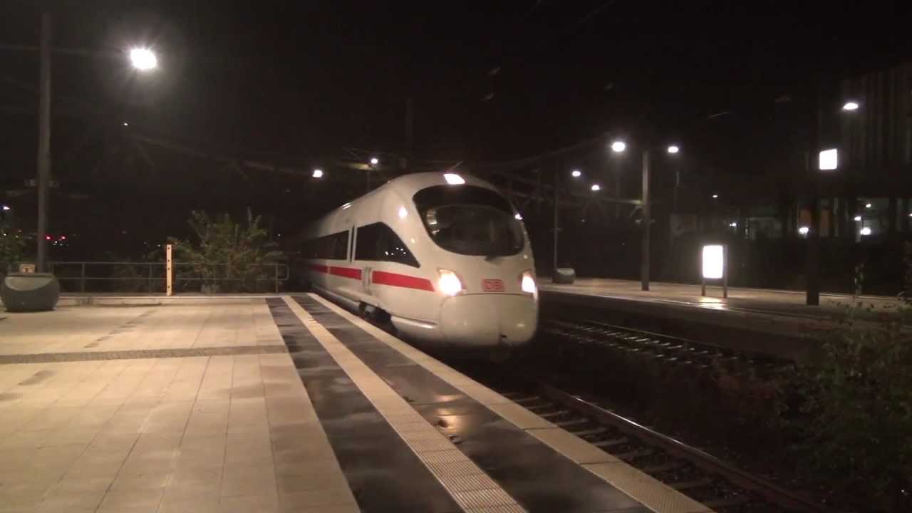 Zug Fahrt Ein Ice Der Deutschen Bahn In Berlin Gesundbrunnen Hd Youtube