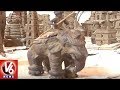 Baahubali Set Attracts in Art Festival at Mahabubnagar