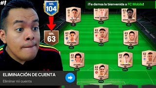 REINICIE mi CUENTA del FC Mobile