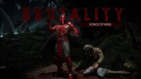 Mortal Kombat 11 sektor - robo-cop brutality
