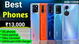 Best Phones under 13000| Gaming Phones | 90hz sAmoled| 6000mah  Battery