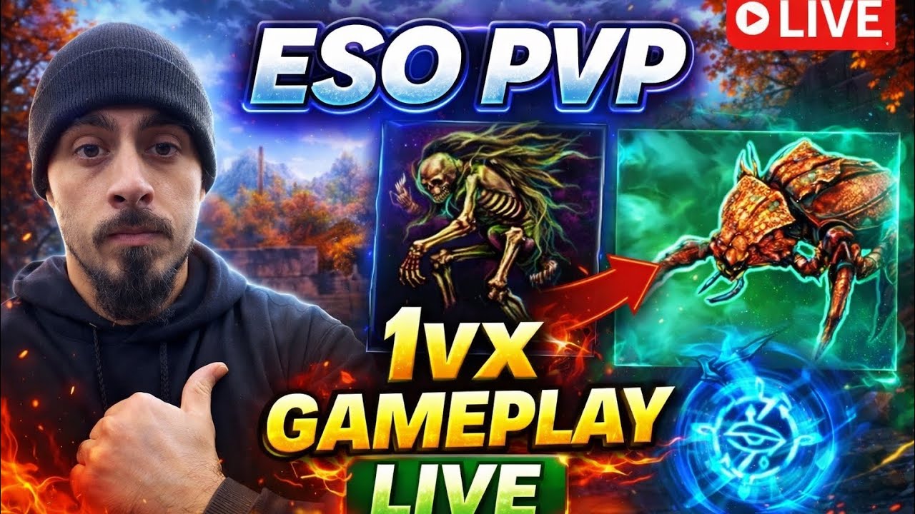 🔴ESO PvP LIVE- This Meta Build Is Unfair | Join My Membership