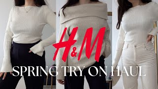 H&amp;M SPRING TRY ON HAUL | simple chic looks on a budget