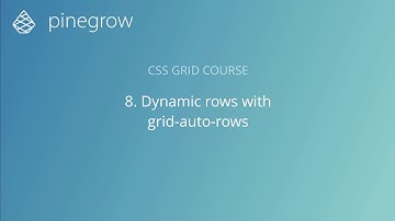 8. Dynamic rows with grid-auto-rows - Learn CSS Grid with Pinegrow