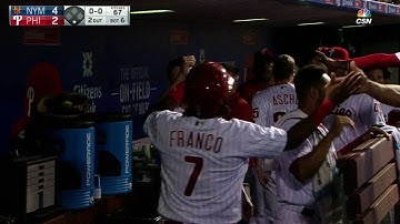 NYM@PHI: Franco plates Bourjos with a groundout