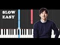 Yiruma - River flows in you (SLOW EASY PIANO TUTORIAL)